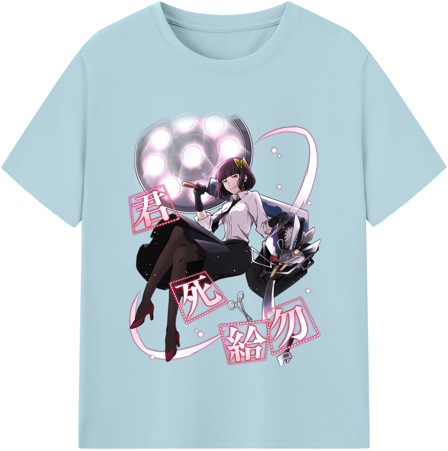 （画像用） 文豪ストレイドッグス Bungo Stray Dogs 綿100％半袖Tシャツ（フロントプリント）
